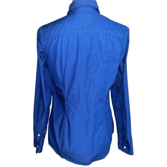 Tommy Hilfiger classic fit royal blue long sleeve button down medium - Picture 2 of 5